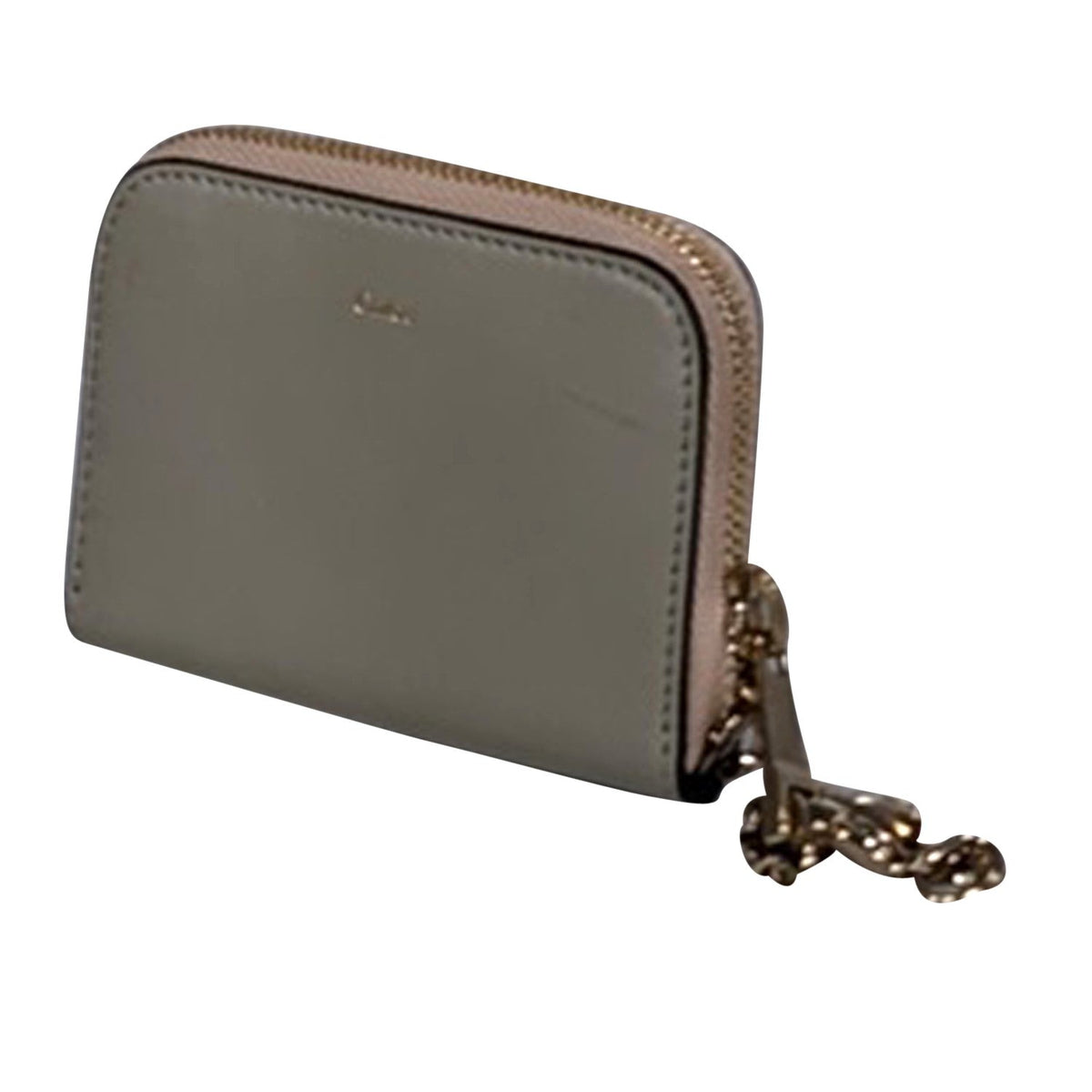 Side view of Chloe wallet Black premium designer bag