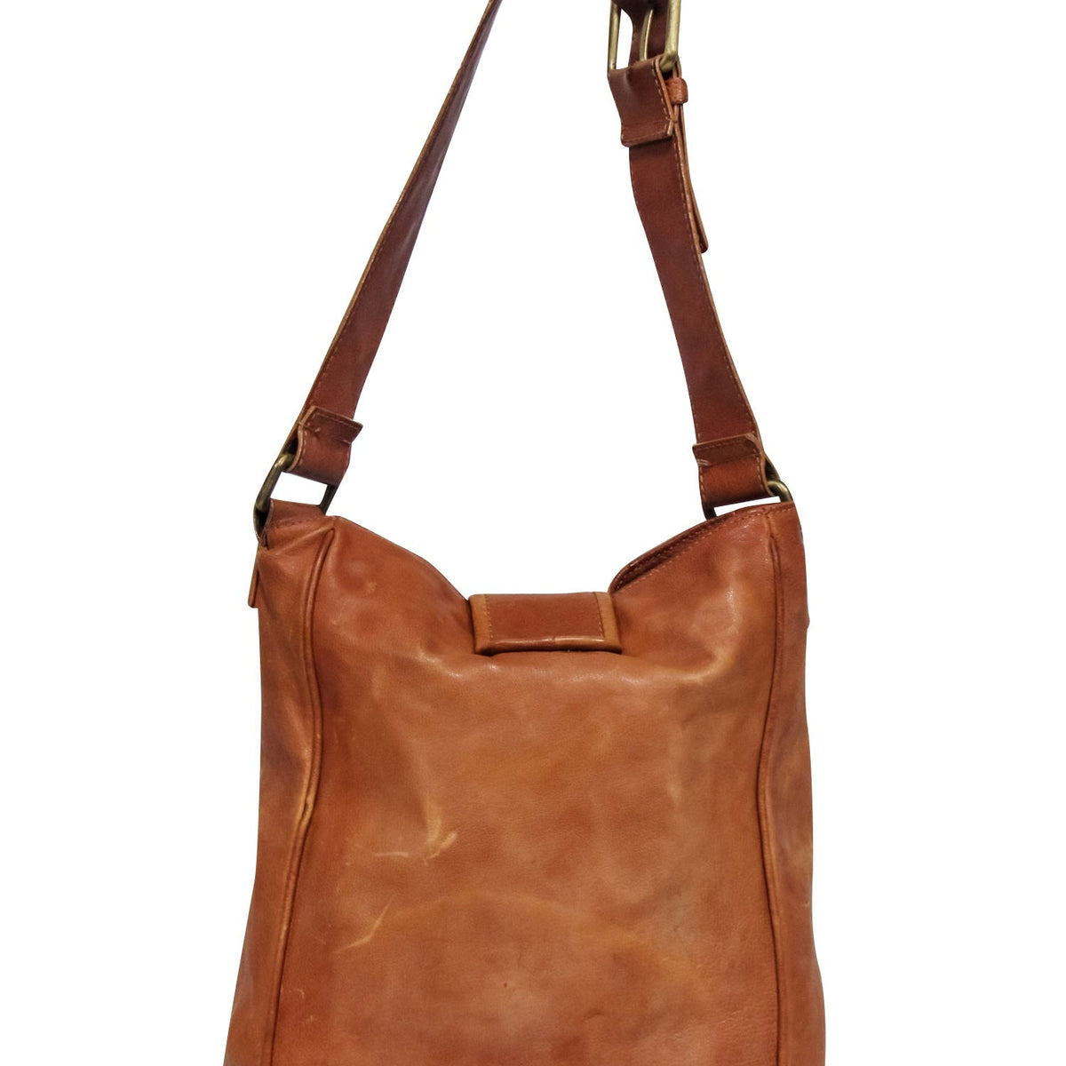 Chloe authentic luxury shoulder bag Tan leather craftsmanship