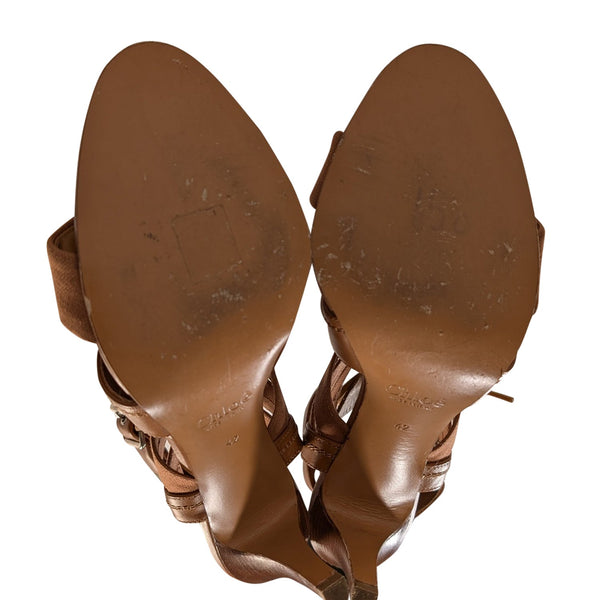 Aureventoria elegant leather Strappy Pump interior detail