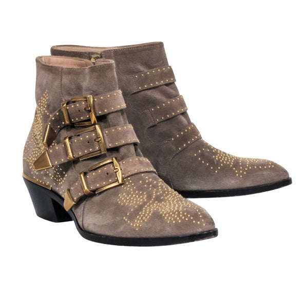 Aurevantine elegant leather Ankle Boot