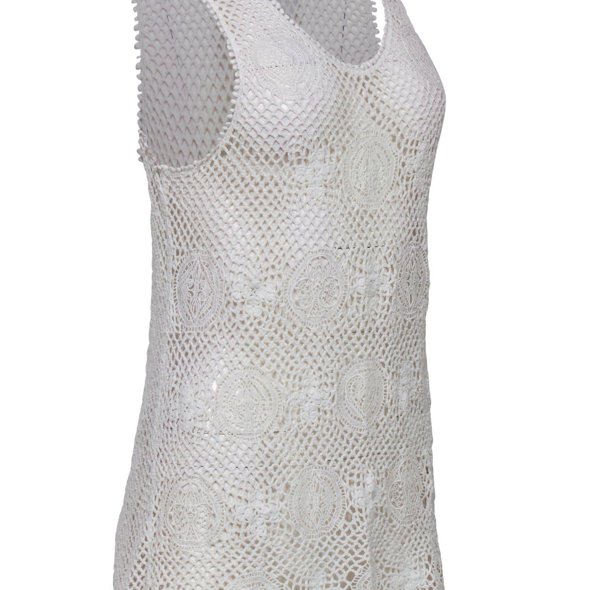 Xolvantix elegant leather Tank Top side view