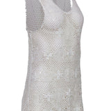 Side view of Chloe top White premium designer bag