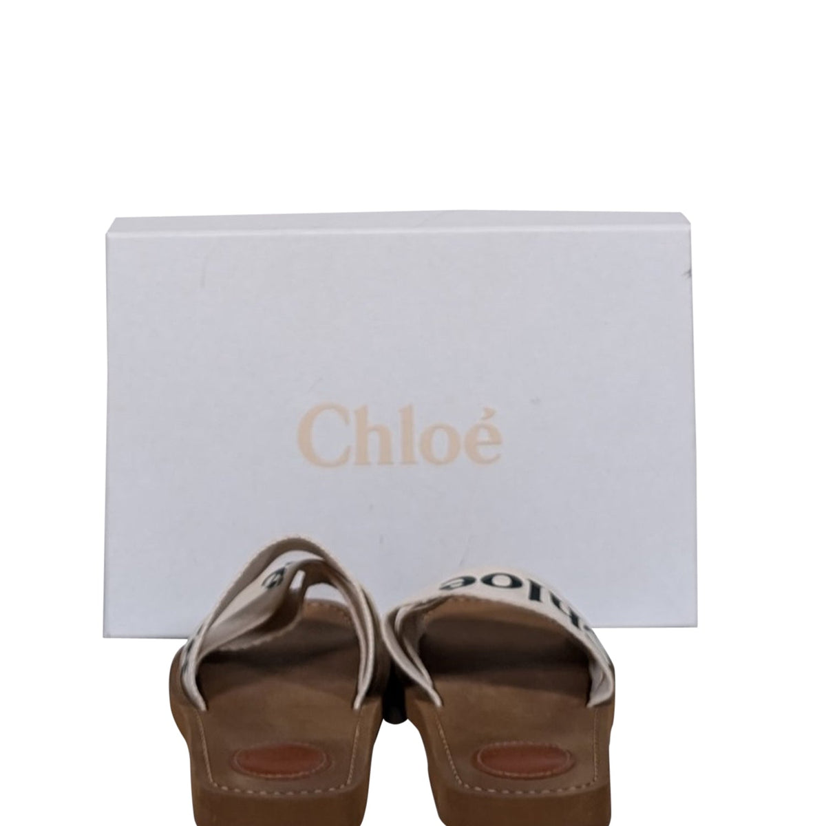 Chloe designer sandal leather closeup detail