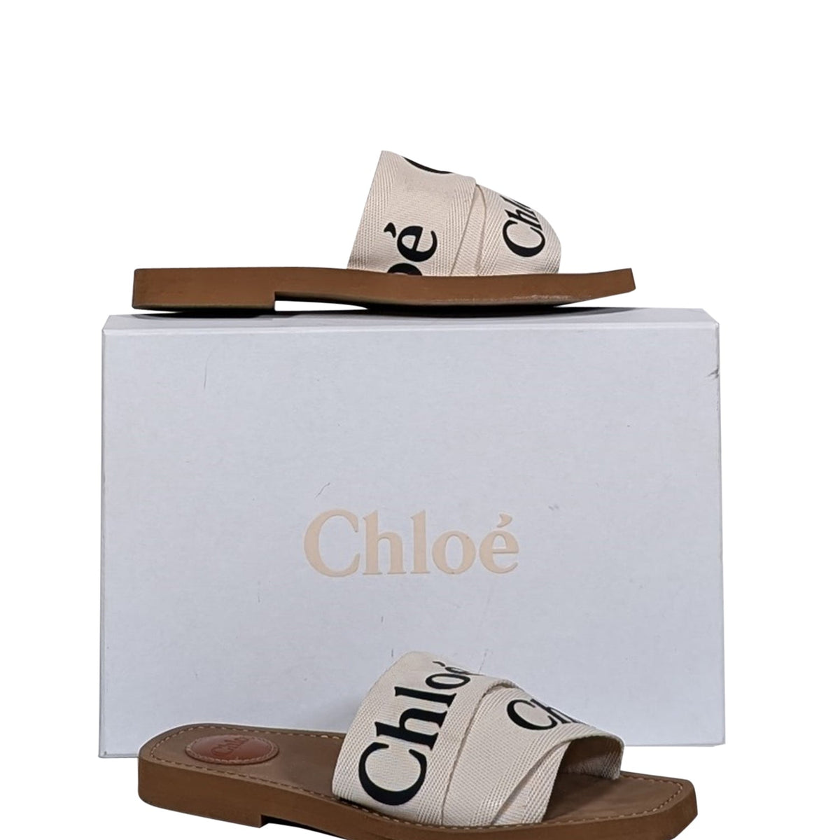 Chloe women's sandal White luxury designer leather