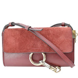 Chloe women's shoulder bag Red luxury designer leather