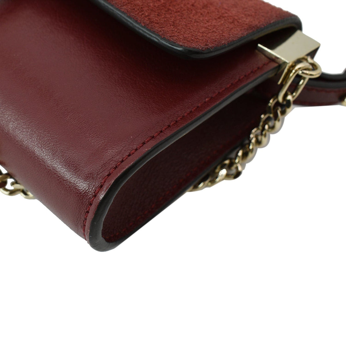 Authentic Chloe shoulder bag Red luxury fashion accessory
