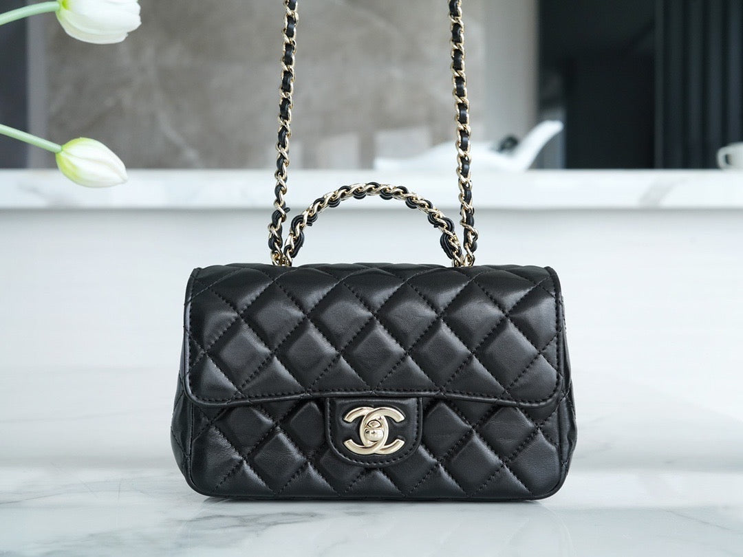 Front view of Chanel 23A Bag premium bag