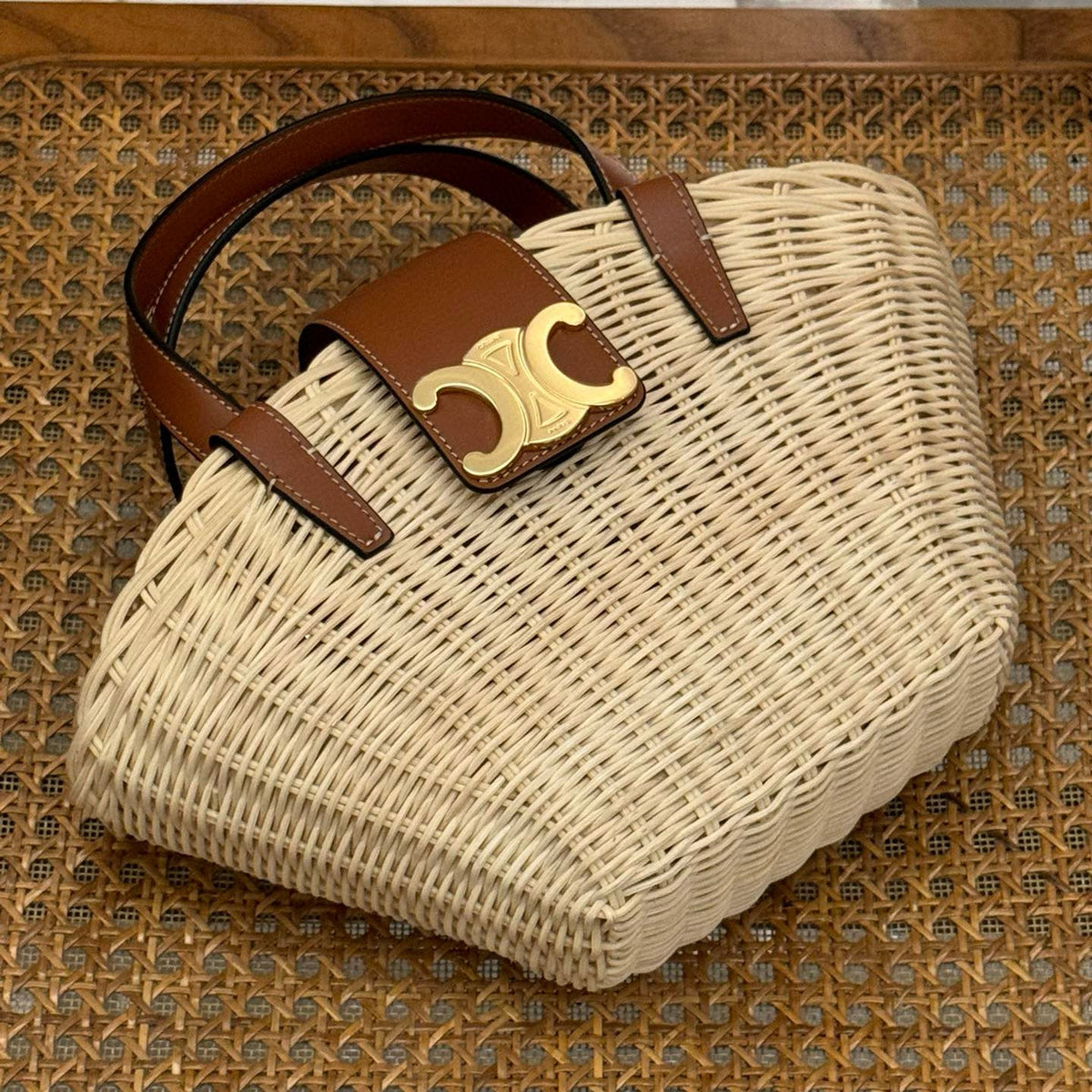 Celine Teen Couffin Bag detail shot – designer craftsmanship and quality