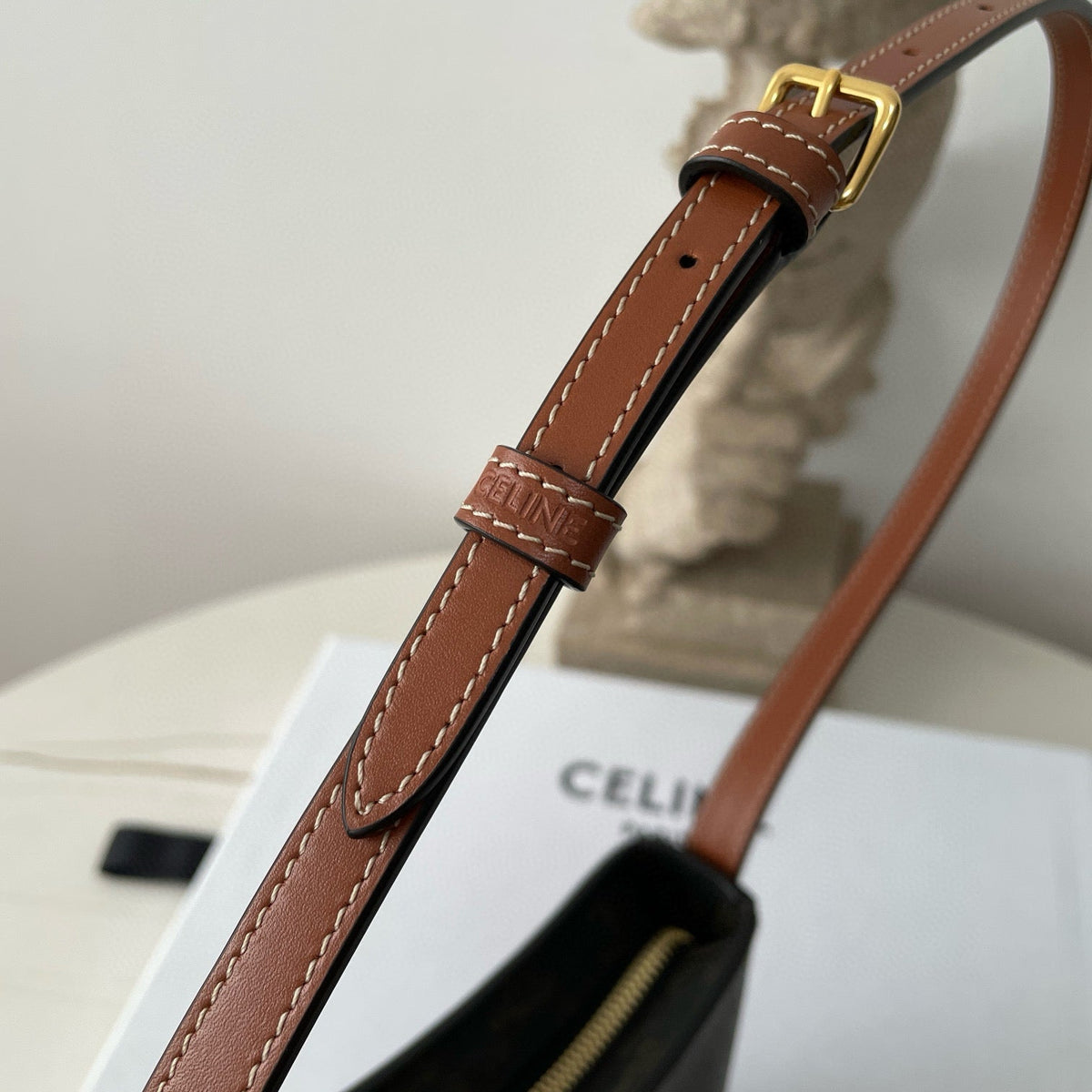 Celine Tilly Medium Bag detail shot – designer craftsmanship and quality