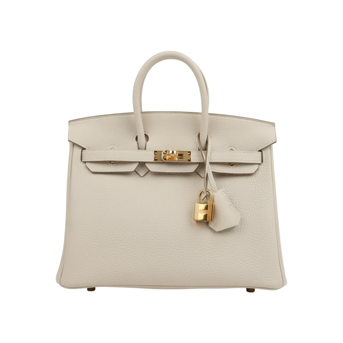 HermÃ¨s Birkin 25 Craie Togo Gold Hardware