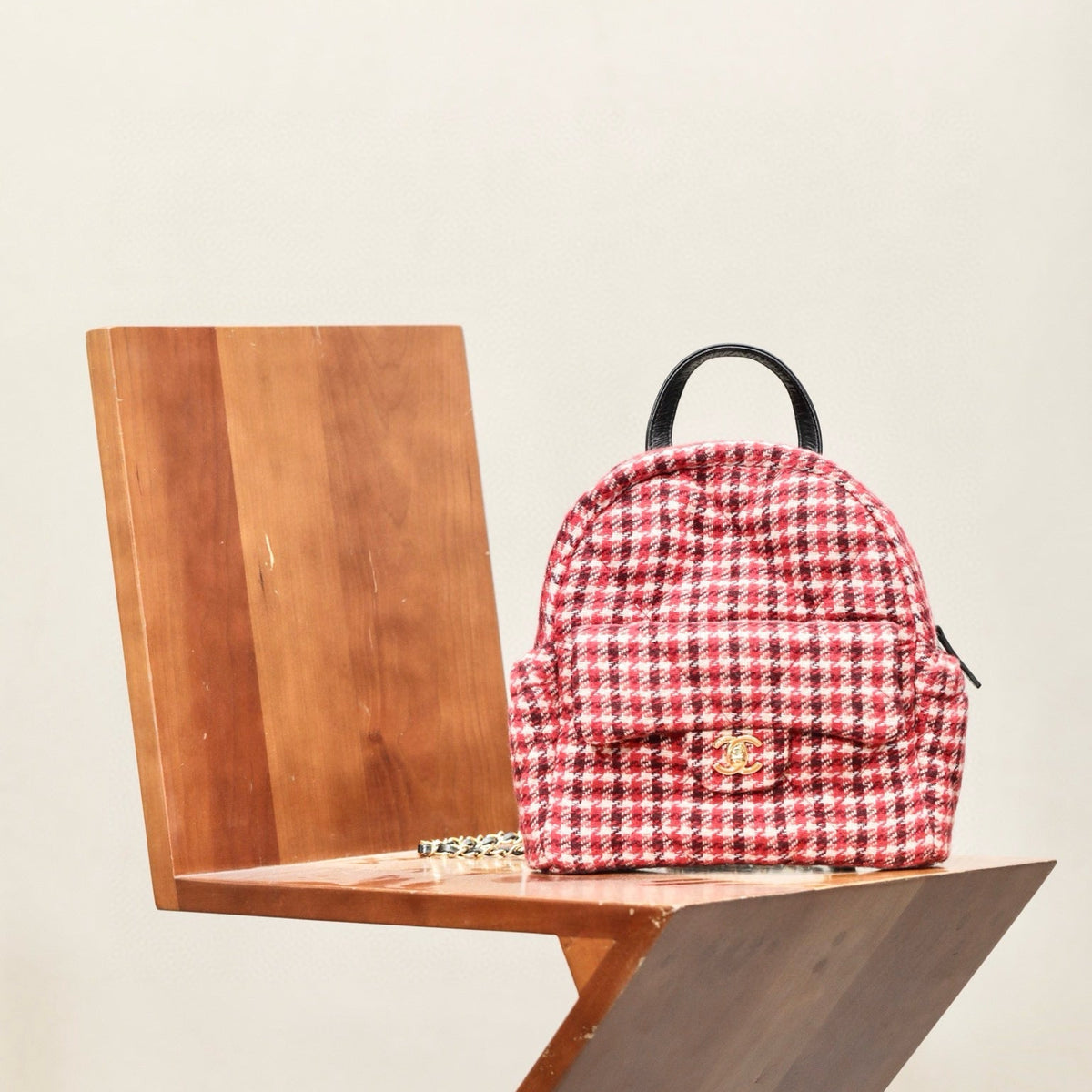 Chanel Tweed Backpack – luxury designer bag at Bellvora