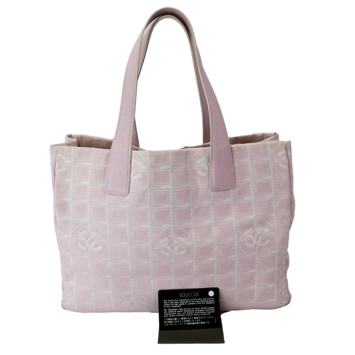 Chanel Bags Chanel Logo Travel Line Large Nylon Tote Bag Light Pink Premium Designer Shoulder Bag