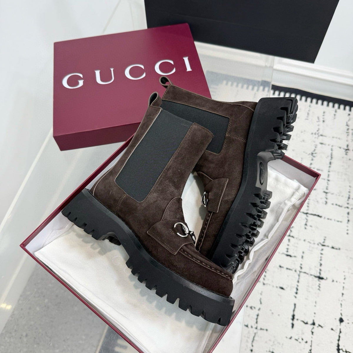 Gucci Shoes? Gucci Boots Premium Designer Casual Shoes