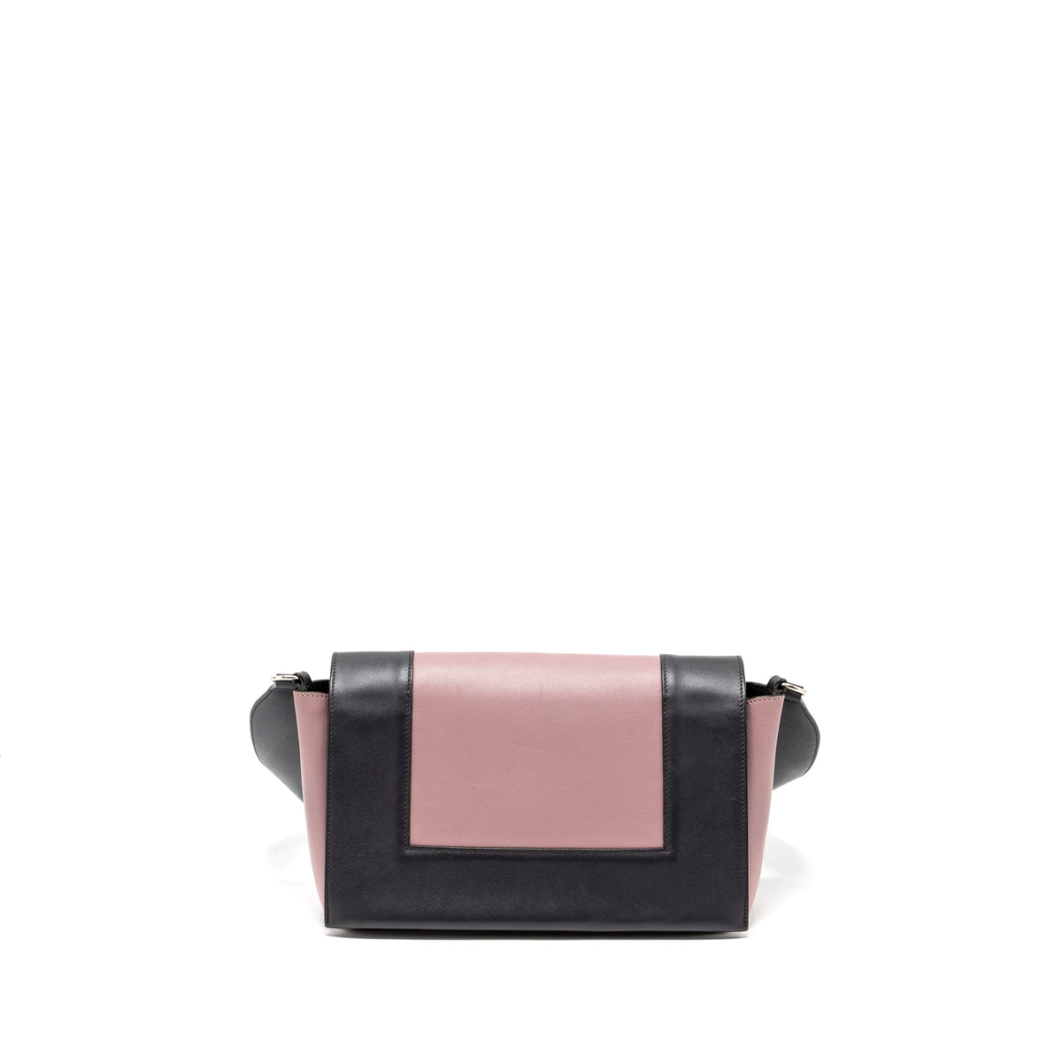 Celine Bags? Celine Frame Bag Calfskin Pink Grey SHW Luxury Designer Leather Handbag