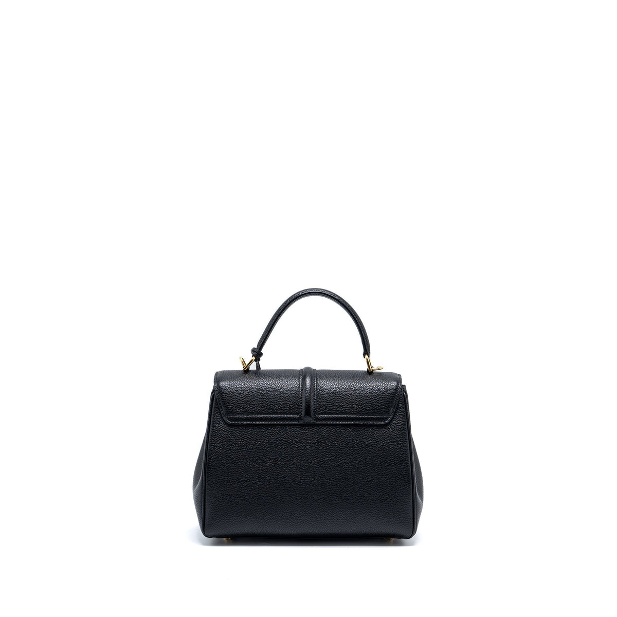 Celine Bags? Celine Small 16 Bag Grained Calfskin Black GHW Elegant Everyday Designer Handbag
