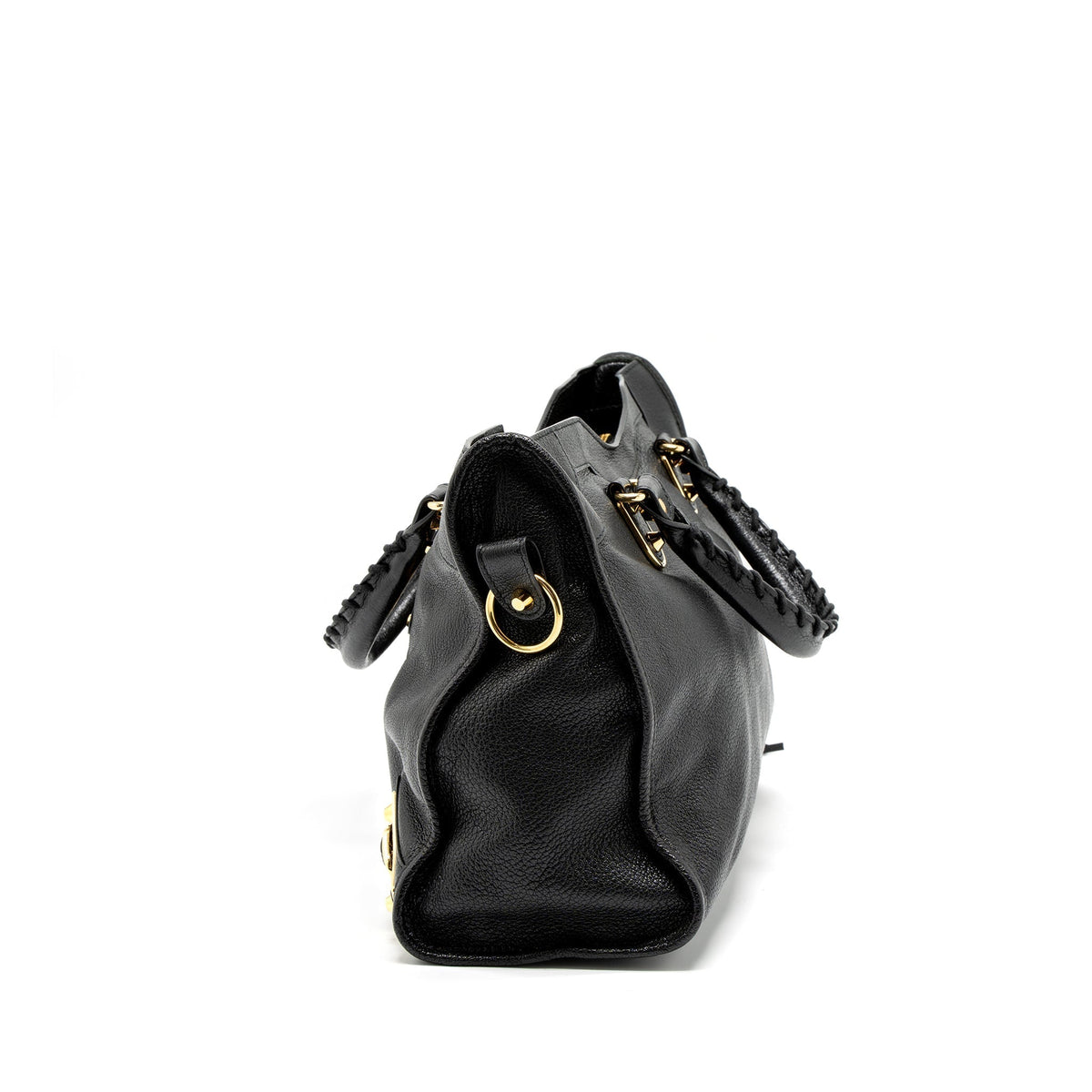Balenciaga Classic City Bag Leather Black GHW — Designer Leather Handbag