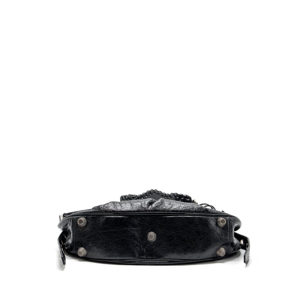 Balenciaga designer handbag leather closeup detail