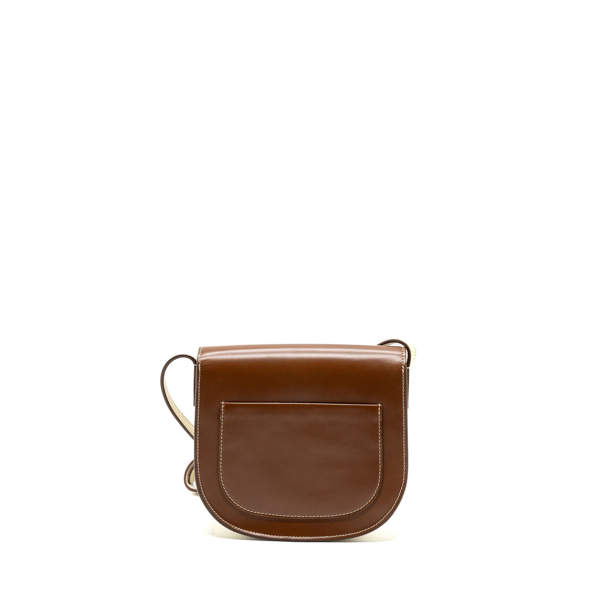 Celine Bags? Celine troutteur crossbody bag leather caramel cream GHW Elegant Everyday Designer Handbag