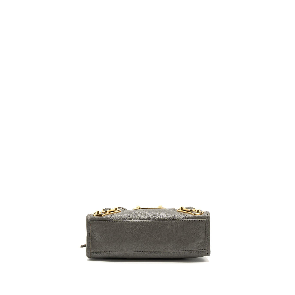 Balenciaga Mini City Bag Grey GHW — Designer Leather Handbag