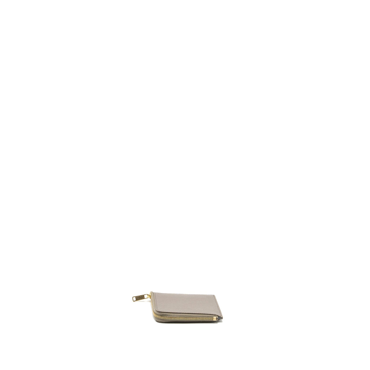 Celine Wallets? Celine Zipped Purse with removable card holder calfskin lambskin grey light blue GHW Premium Leather Designer Wallet