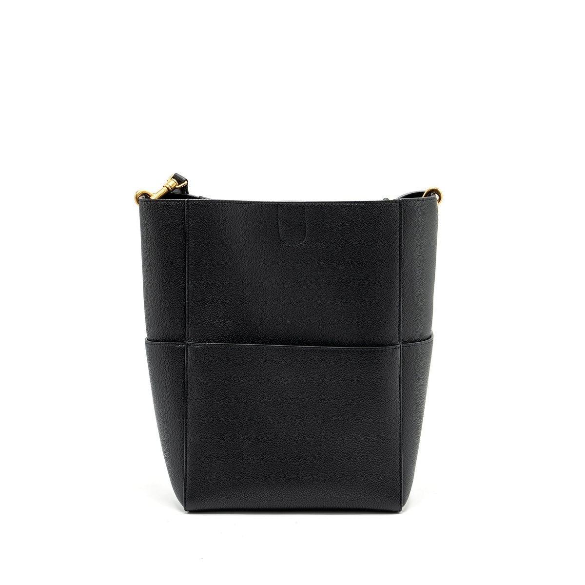 Celine Bags? Celine Sangle Bucket Bag Grained Calfskin Black GHW Elegant Everyday Designer Handbag