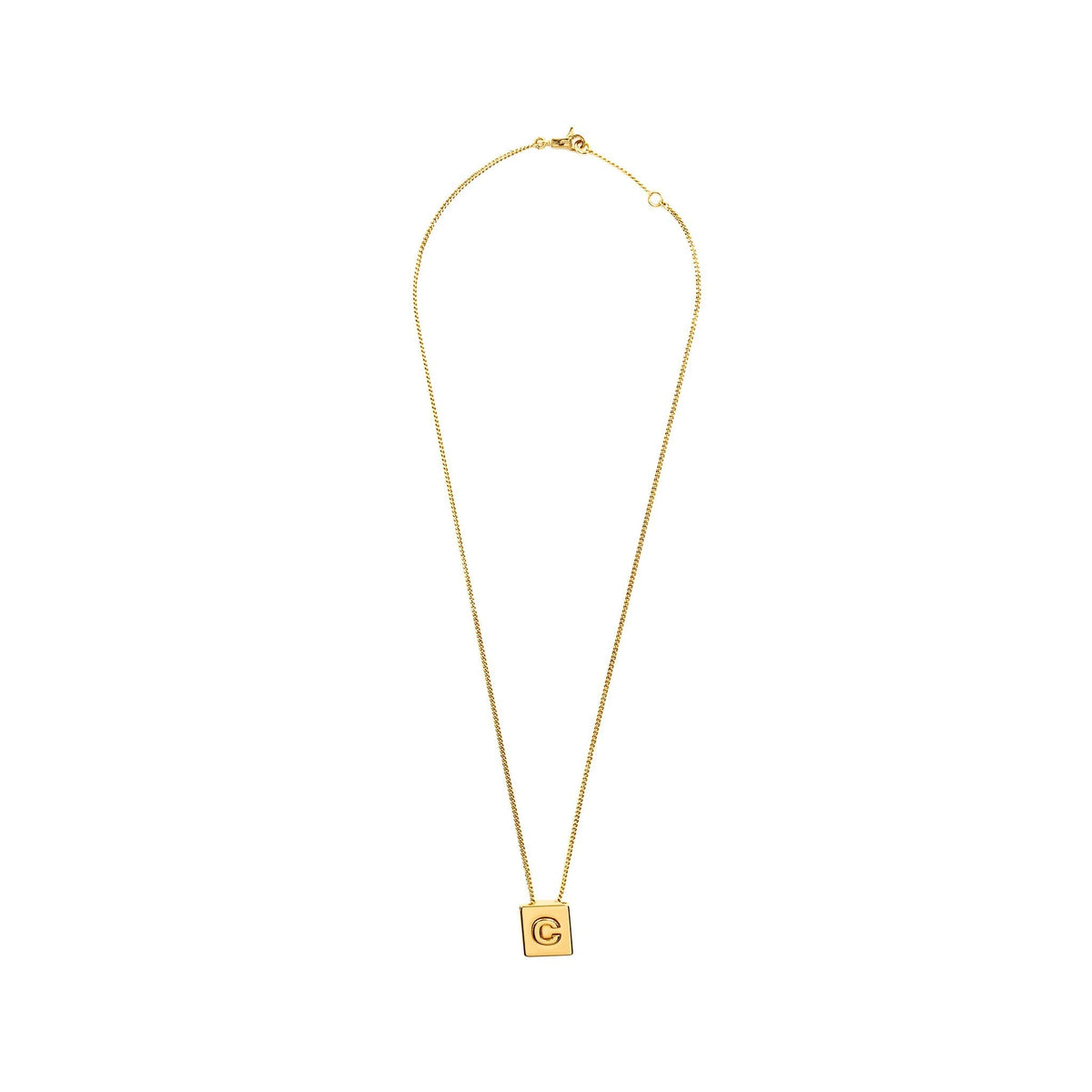 Celine Jewellery? Celine Alphabet C Necklace In Brass Gold Tone Luxury Designer Statement Jewellery