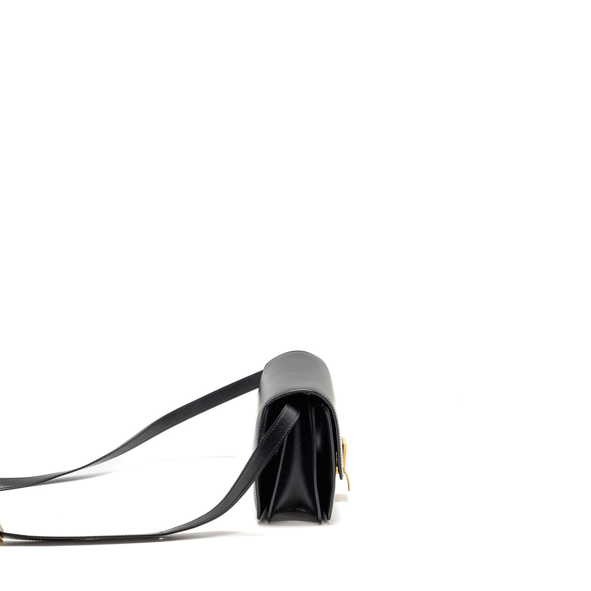 Celine Bags? Celine Mini Classic Box Bag Calfskin Black GHW Premium Designer Shoulder Bag