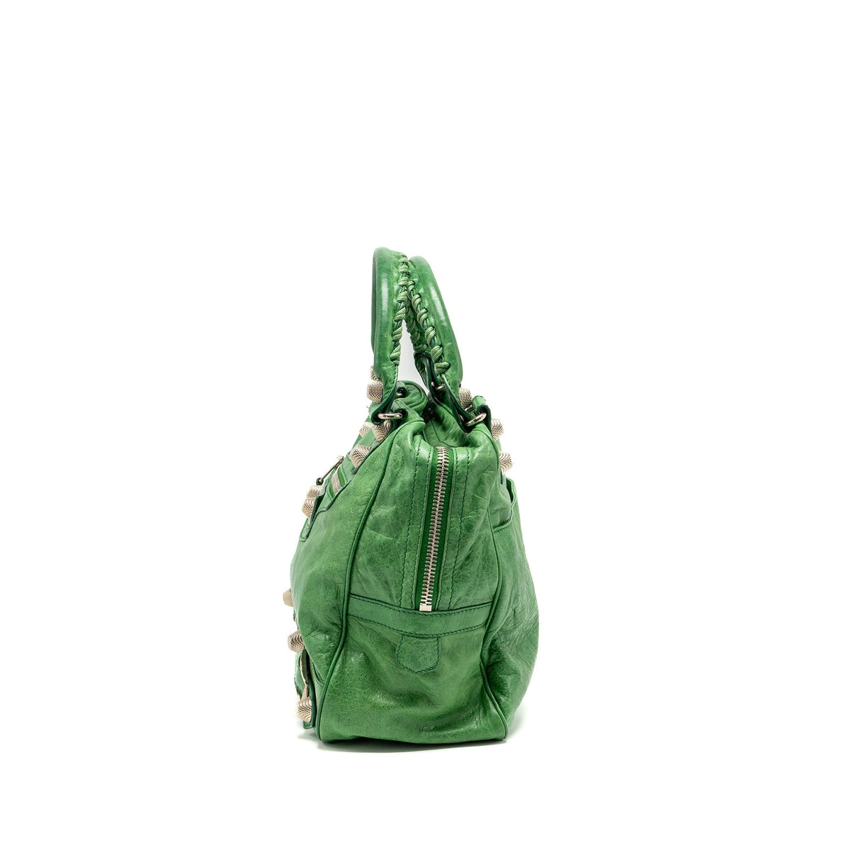 Luxar680 elegant leather Handbag angled view