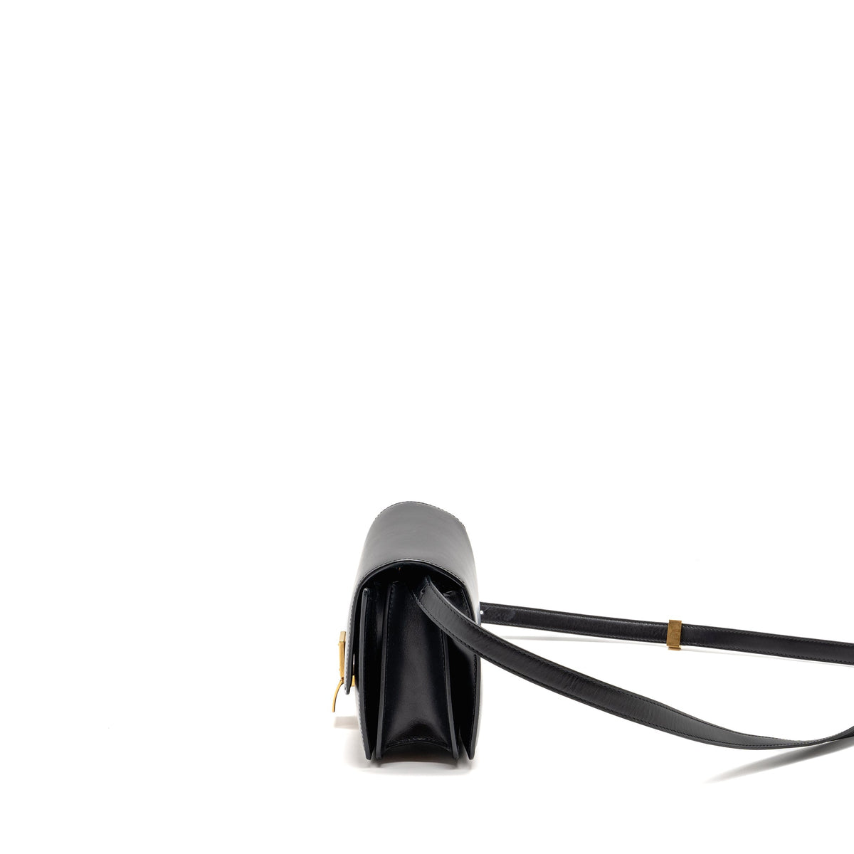 Celine Bags? Celine Mini Classic Box Bag Calfskin Black GHW Premium Designer Shoulder Bag