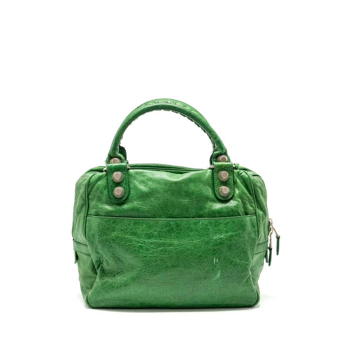 Luxar680 elegant leather Handbag flat lay view