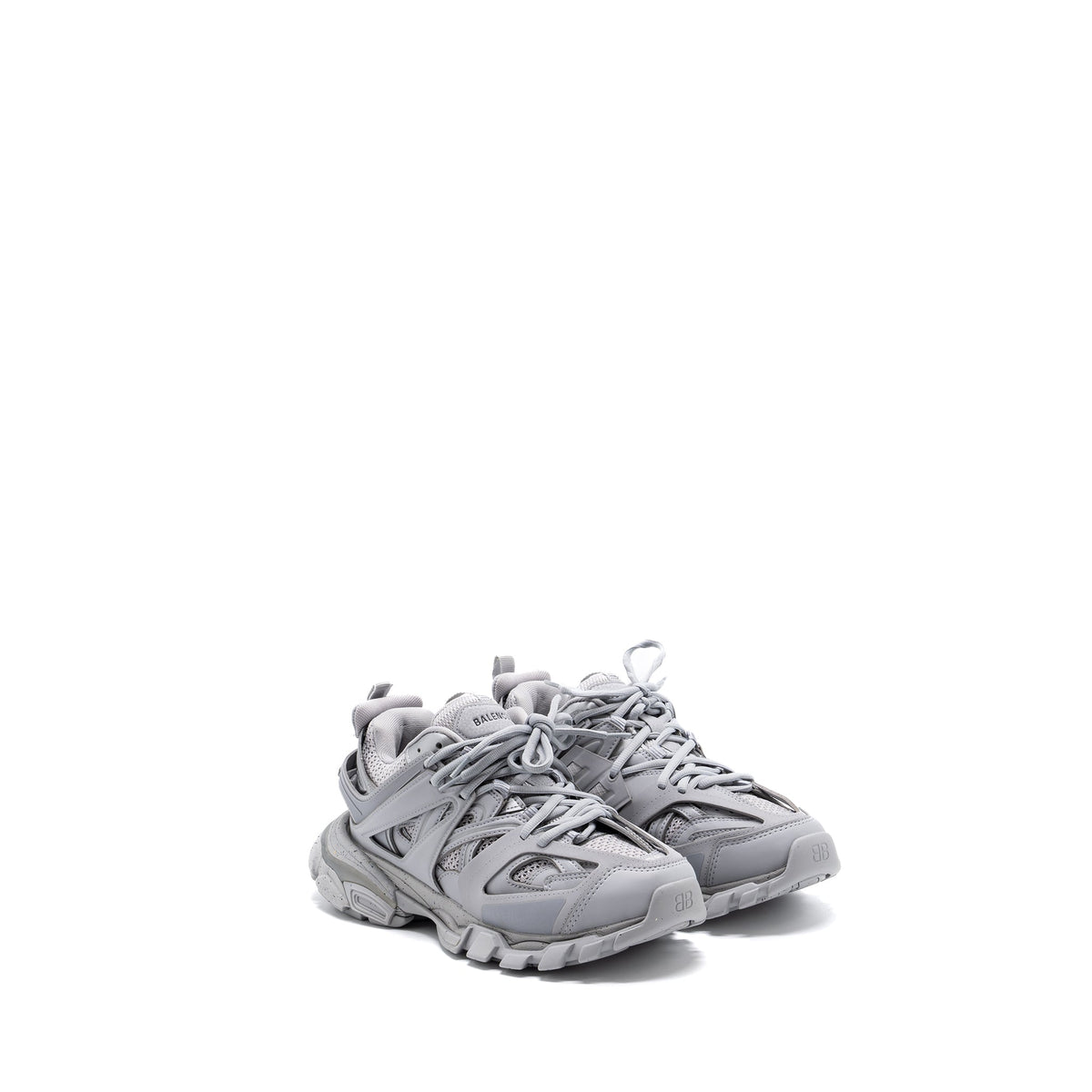 Balenciaga Size 38 Track Sneakers Light Grey — Designer Track Sneakers