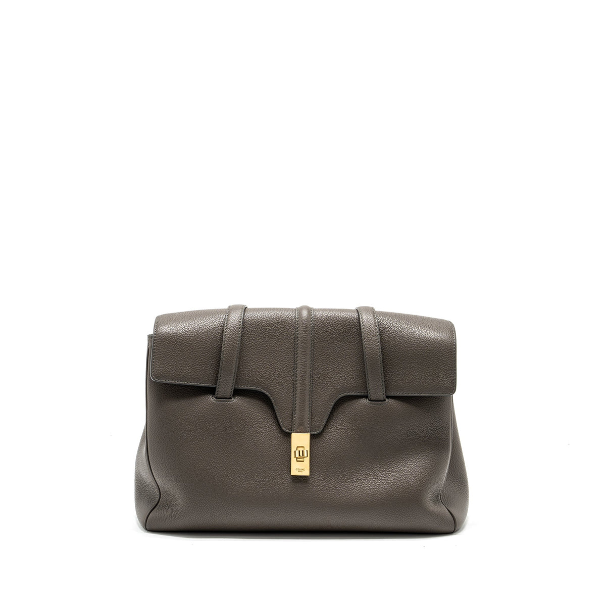 Celine Bags? Celine Medium Soft 16 Bag Grained Calfskin grey GHW Elegant Everyday Designer Handbag