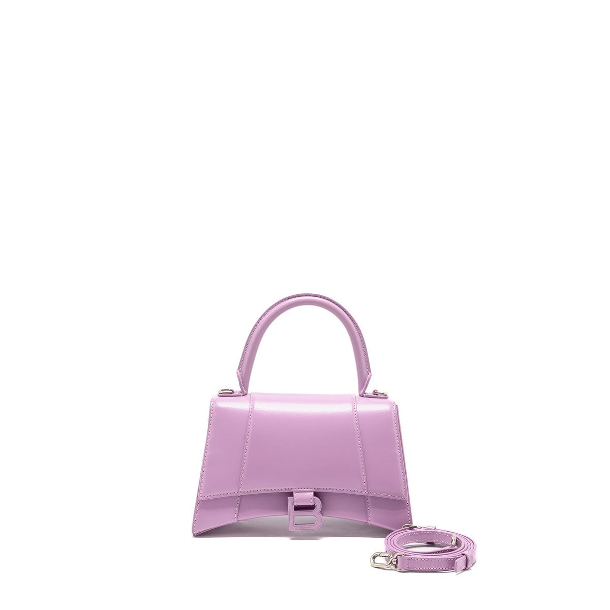 Balenciaga women's handbag Purple luxury designer calf