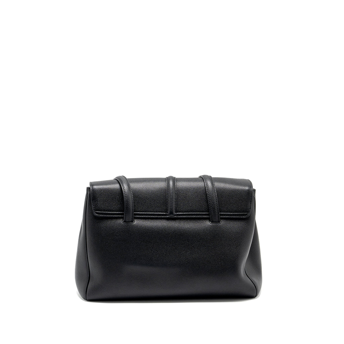 Celine Bags? Celine Medium Soft 16 Bag Grained Calfskin Black GHW Elegant Everyday Designer Handbag