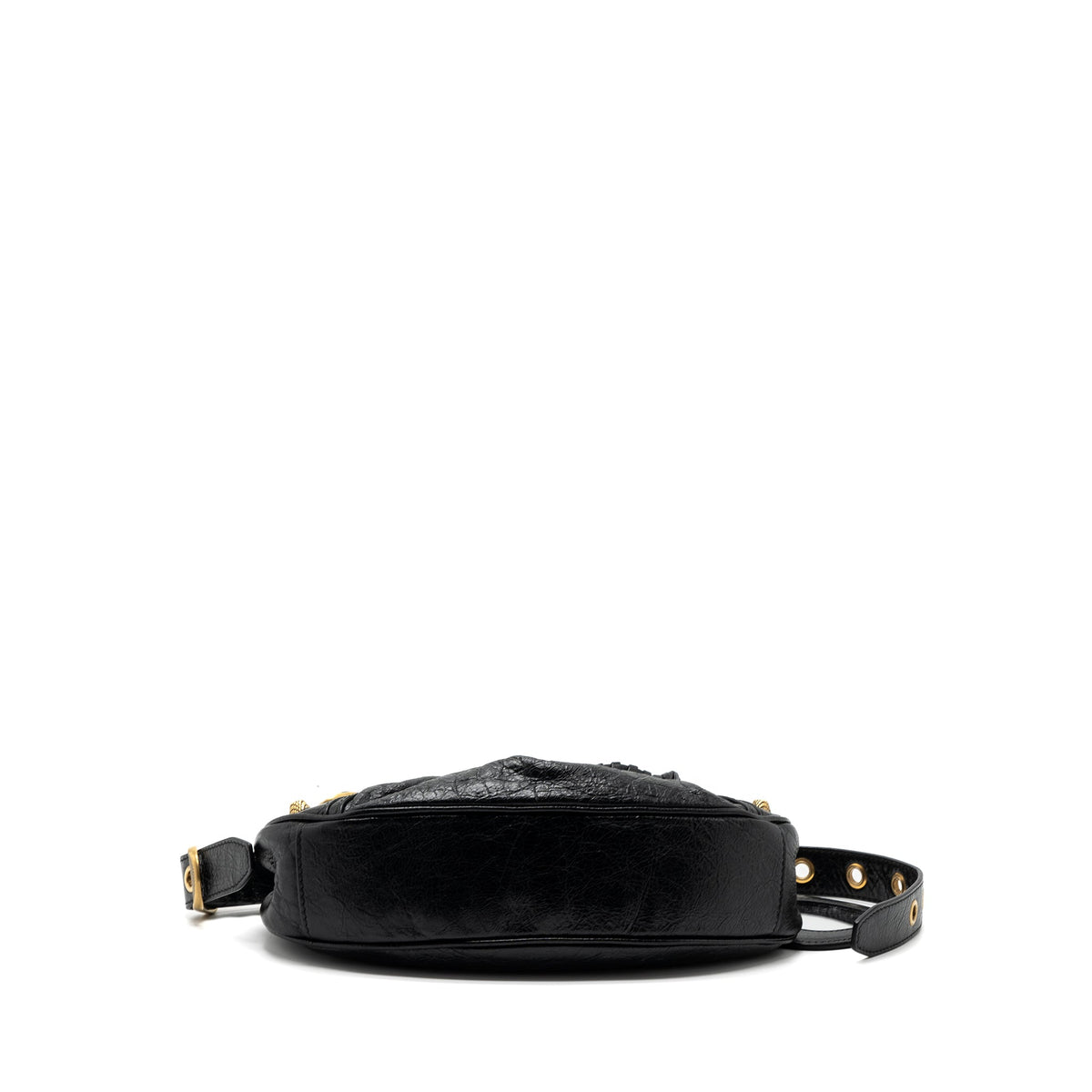 Balenciaga Le Cagole XS Lambskin Black GHW | Studded Leather Shoulder Bag