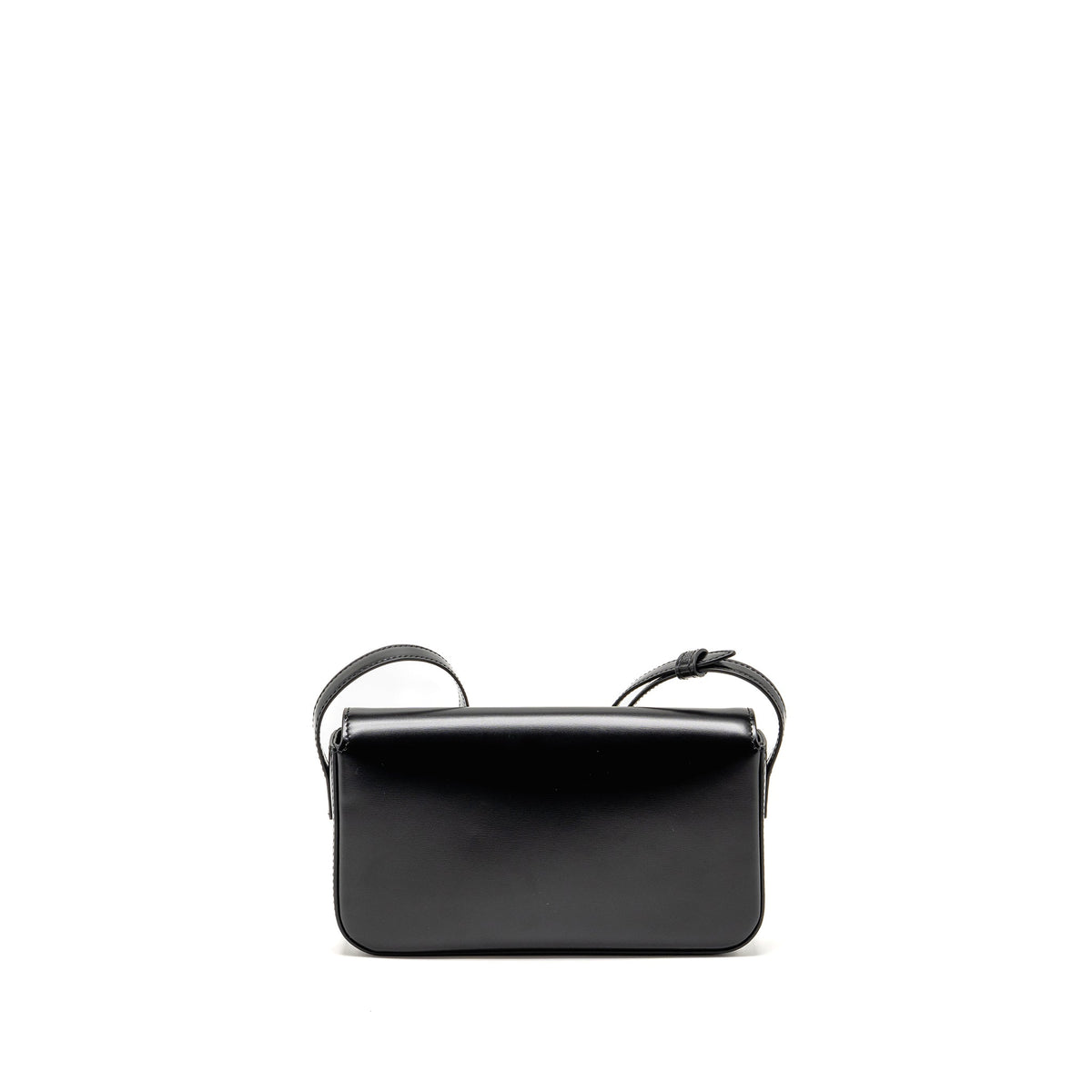 Celine Bags? CELINE Triomphe Shoulder Bag Calfskin Black GHW Elegant Everyday Designer Handbag