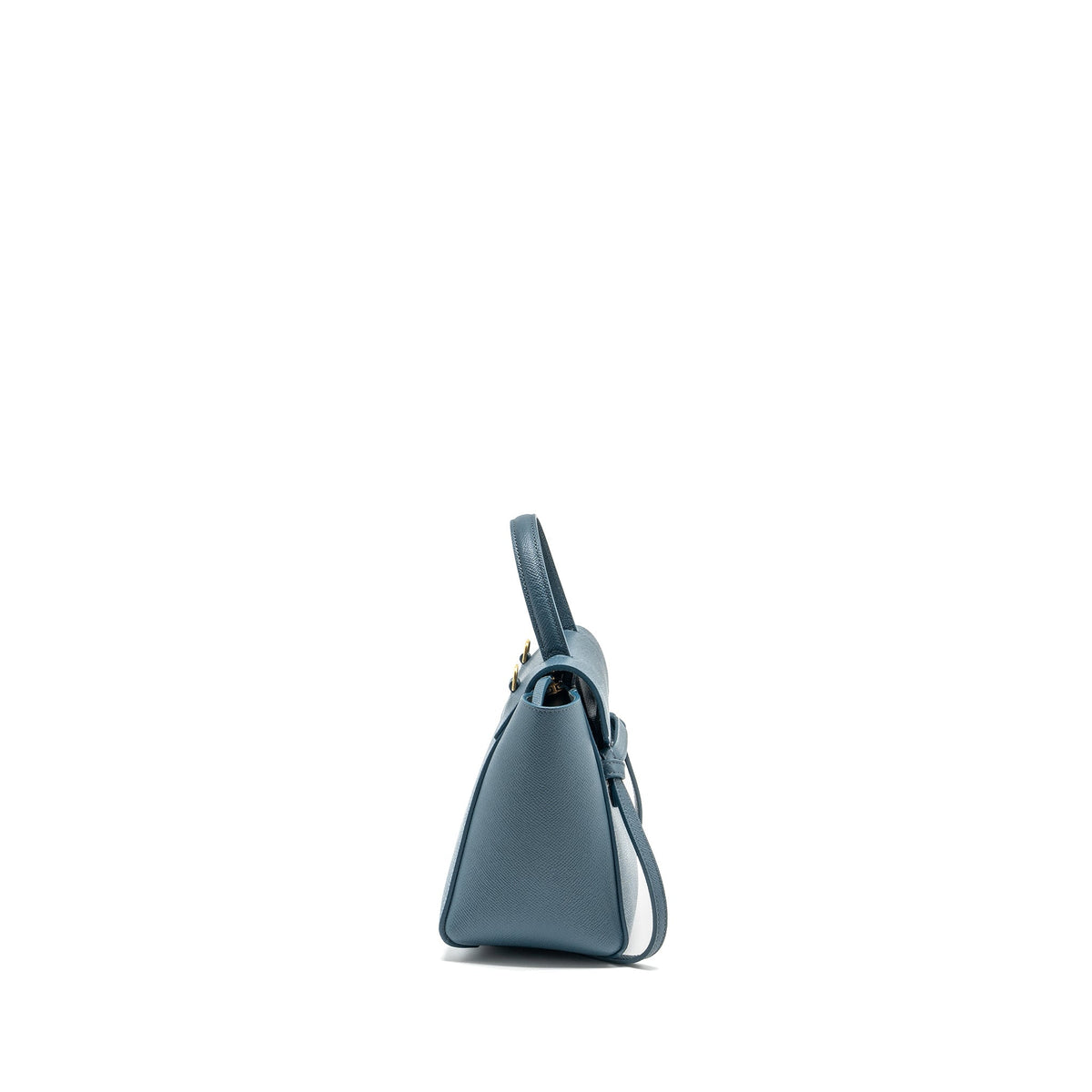 Celine Bags? Celine nano belt bag Grained Calfskin Blue GHW Luxury Designer Leather Handbag