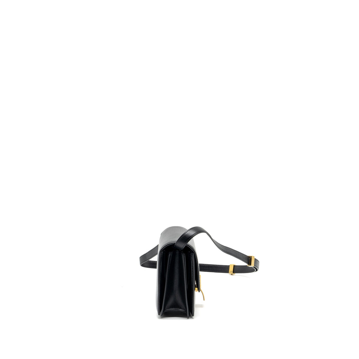 Celine Bags? Celine Mini Classic Box Bag Calfskin Black GHW Premium Designer Shoulder Bag