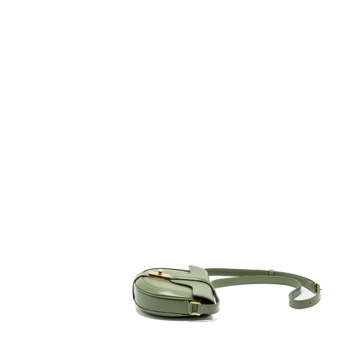Celine Bags? Celine Small Besace Bag Calfskin Light Khaki GHW Elegant Everyday Designer Handbag