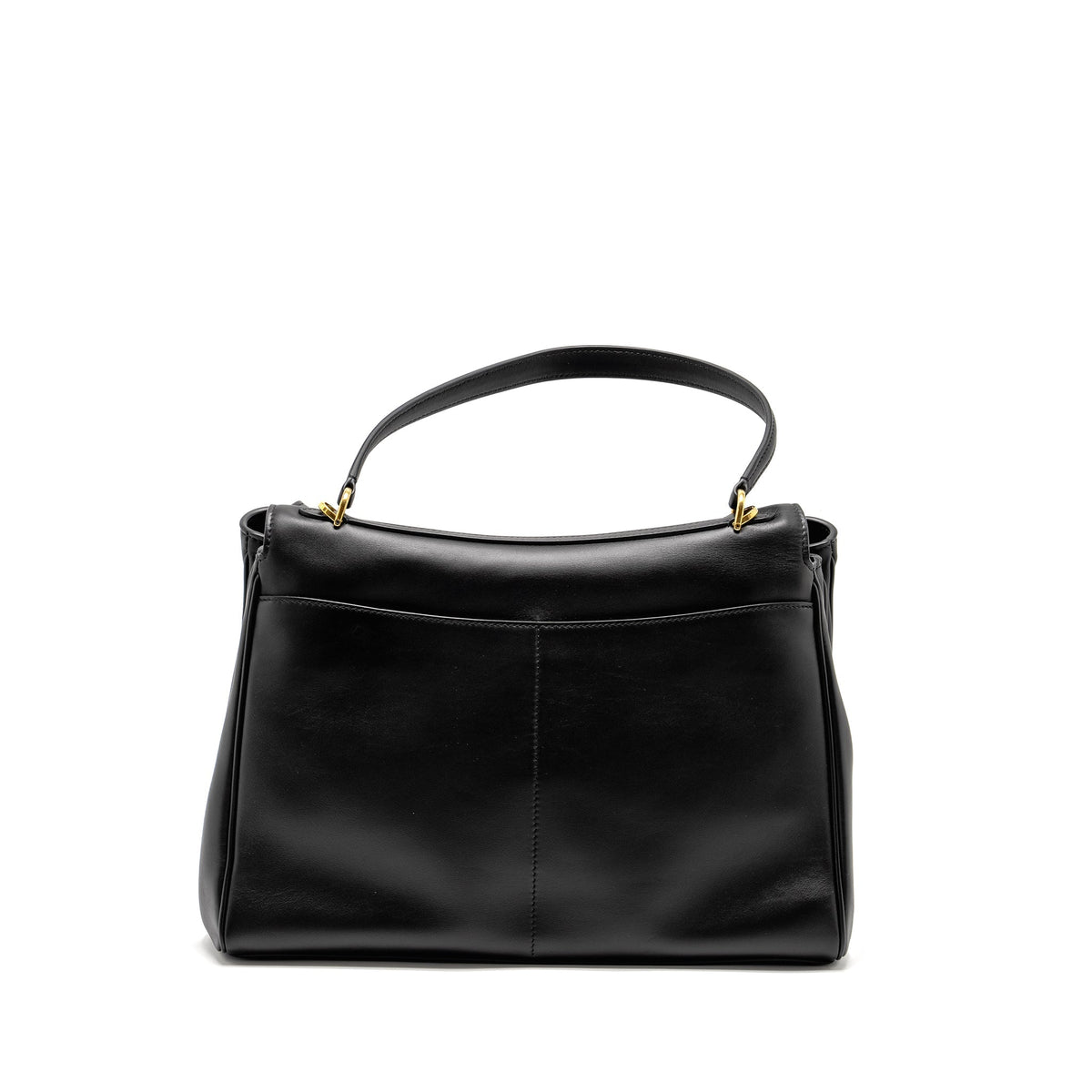 Balenciaga Medium Rodeo Handbag Smooth Calfskin Black GHW | Designer Luxury Handbag