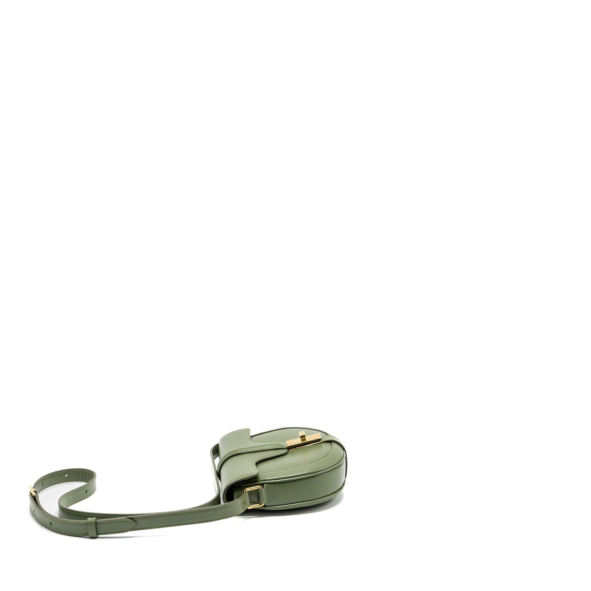 Celine Bags? Celine Small Besace Bag Calfskin Light Khaki GHW Elegant Everyday Designer Handbag