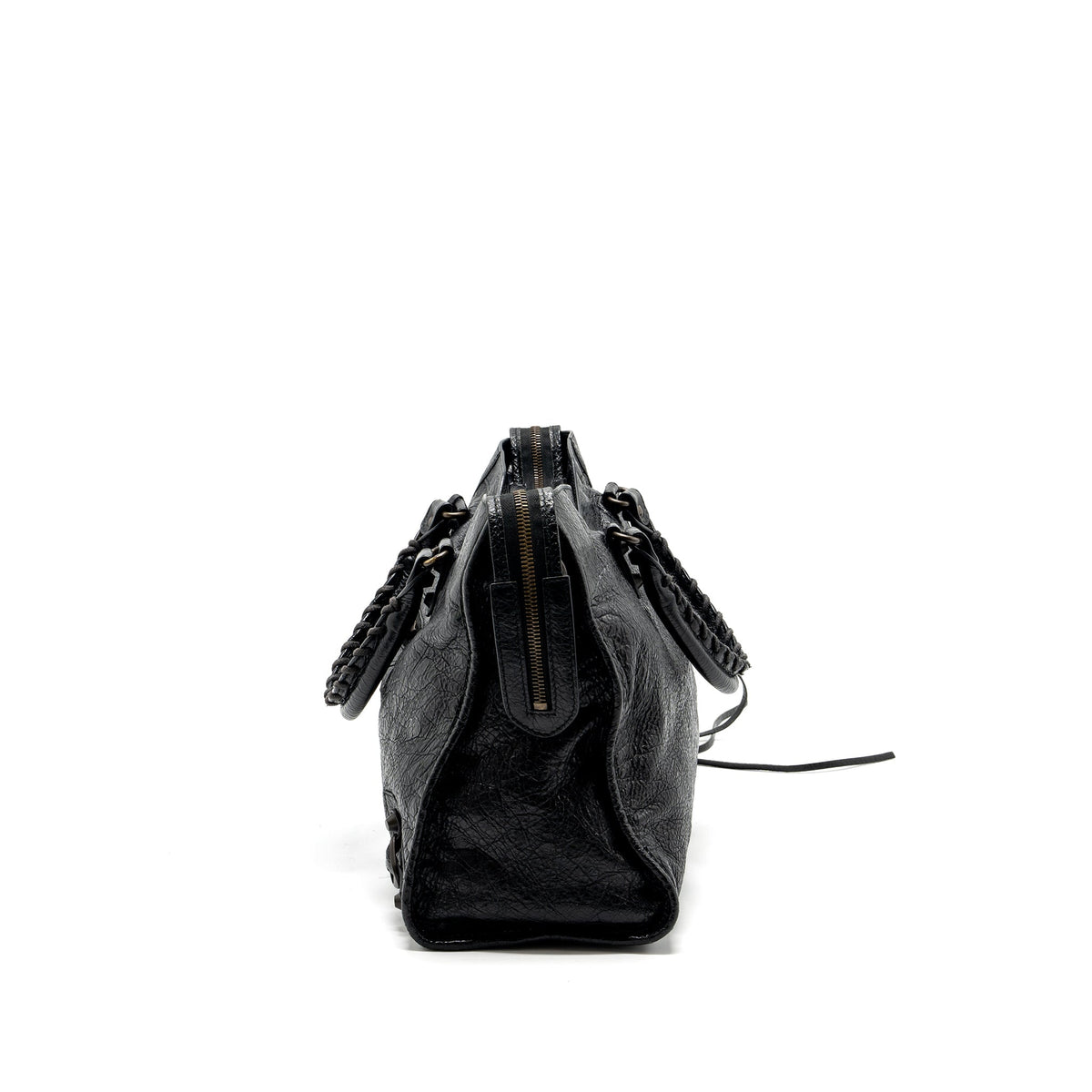 Balenciaga City Bag Calfskin Black Ruthenium Hardware — Designer Leather Handbag
