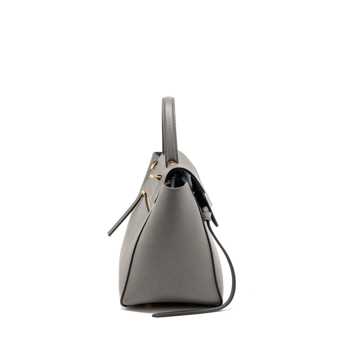 Celine Bags? Celine Mini Belt Bag Calfskin Grey GHW Luxury Designer Leather Handbag