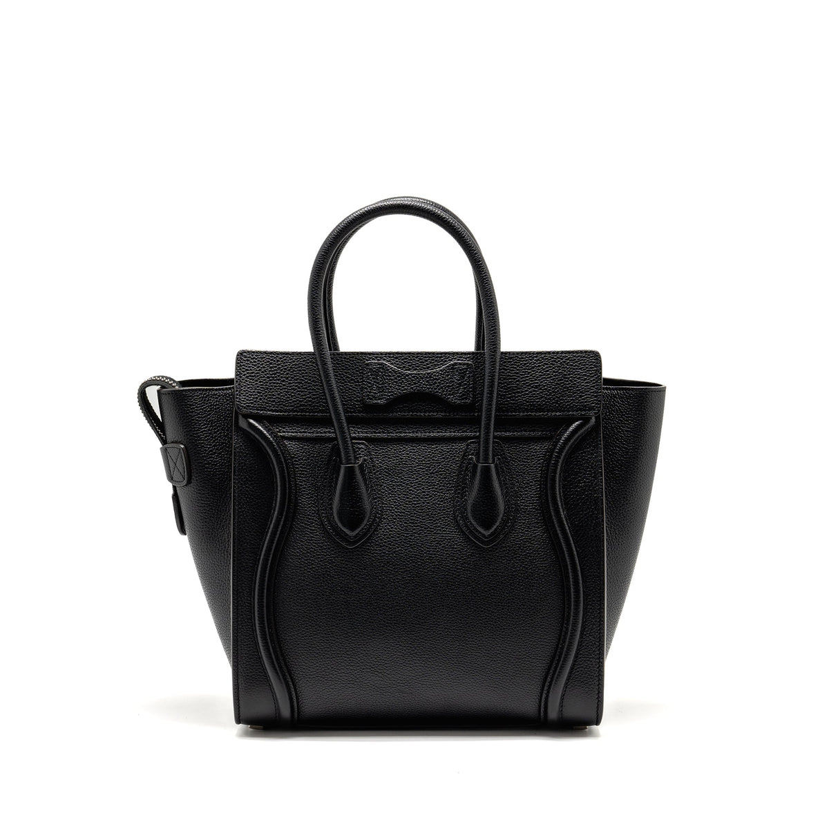 Celine Bags? Celine Micro Luggage Bag Calfskin Black SHW Luxury Designer Leather Handbag
