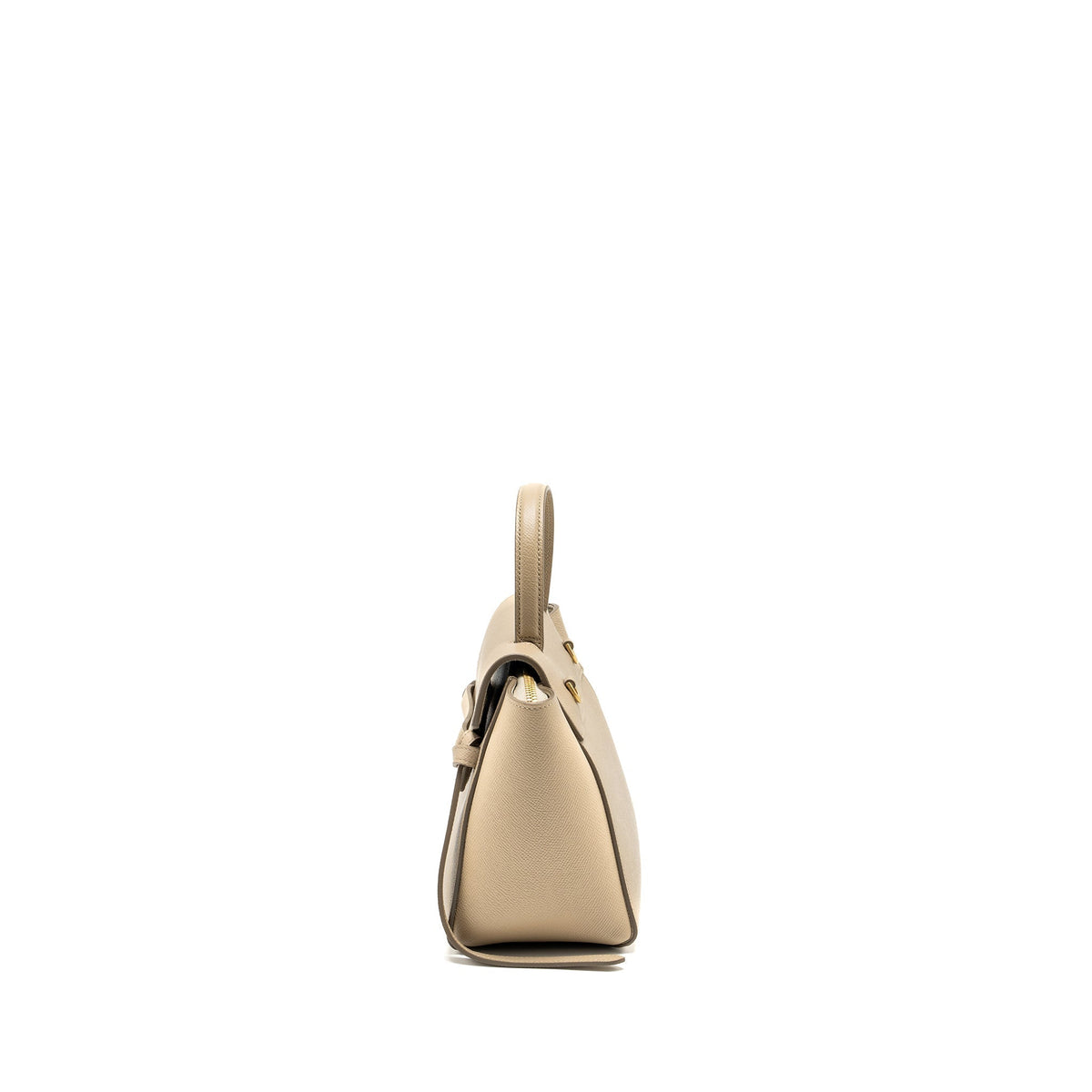 Celine Bags? Celine Nano Belt Bag Aged Calfskin Light Beige GHW Premium Designer Shoulder Bag