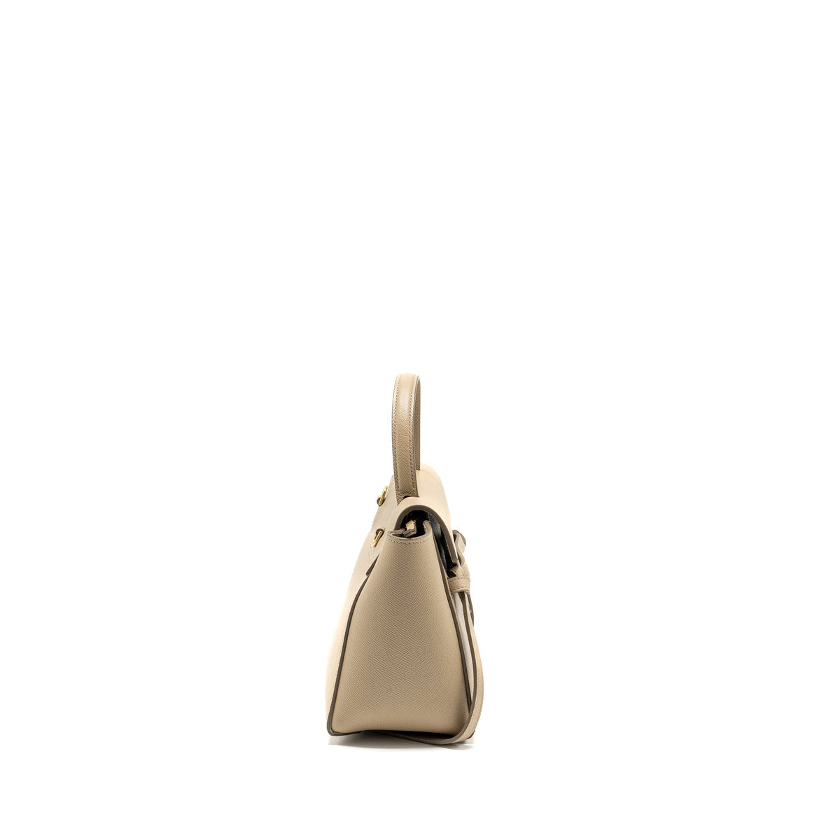 Celine Bags? Celine Nano Belt Bag Aged Calfskin Light Beige GHW Premium Designer Shoulder Bag
