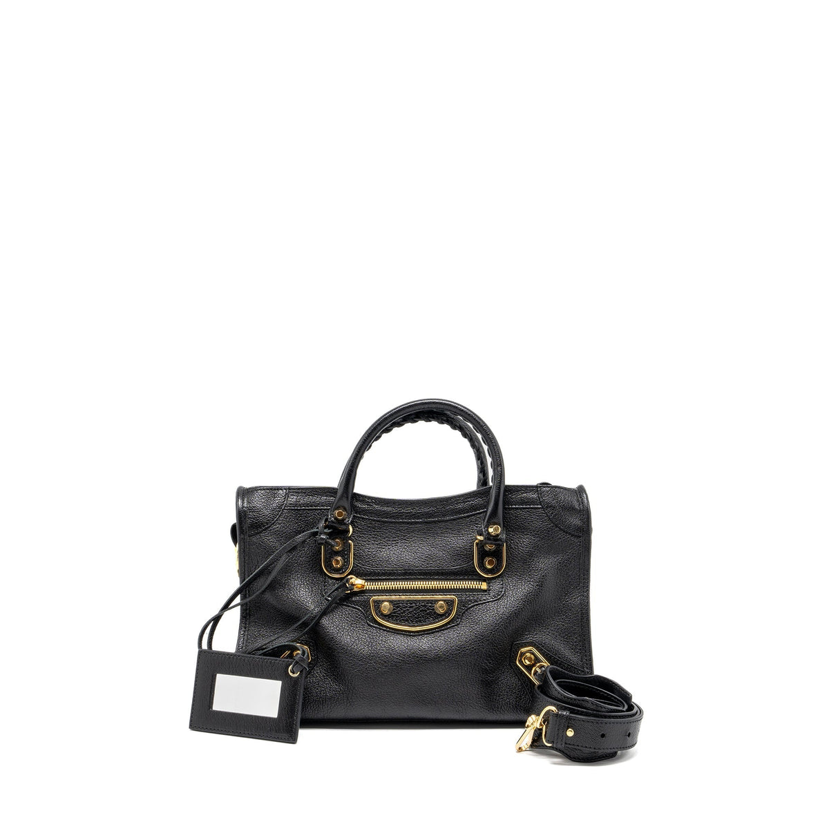 Balenciaga classic city bag Leather black GHW — Designer Leather Handbag