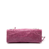 Balenciaga designer handbag leather closeup detail