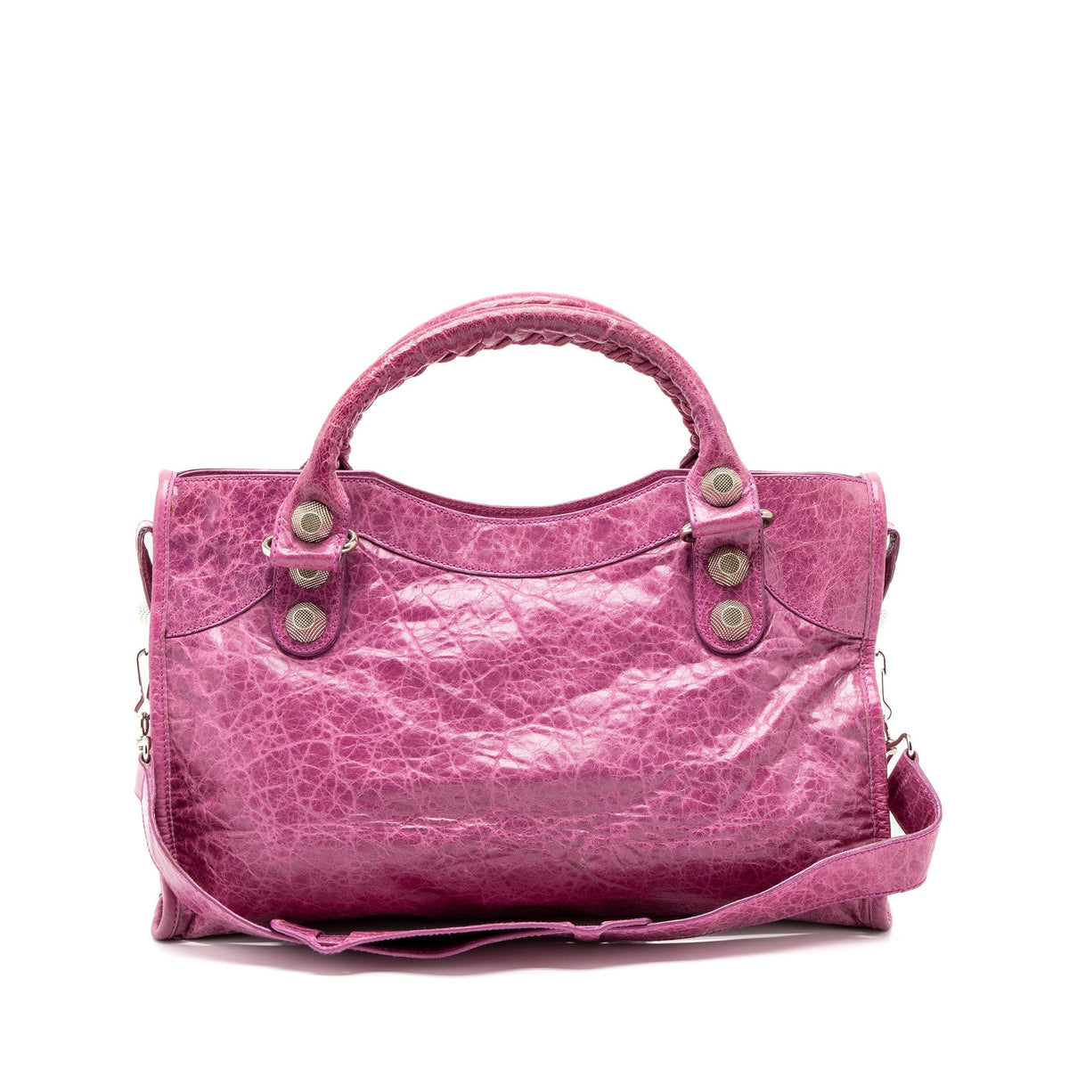 Luxar644 elegant leather Handbag flat lay view