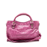 Luxar644 elegant leather Handbag flat lay view
